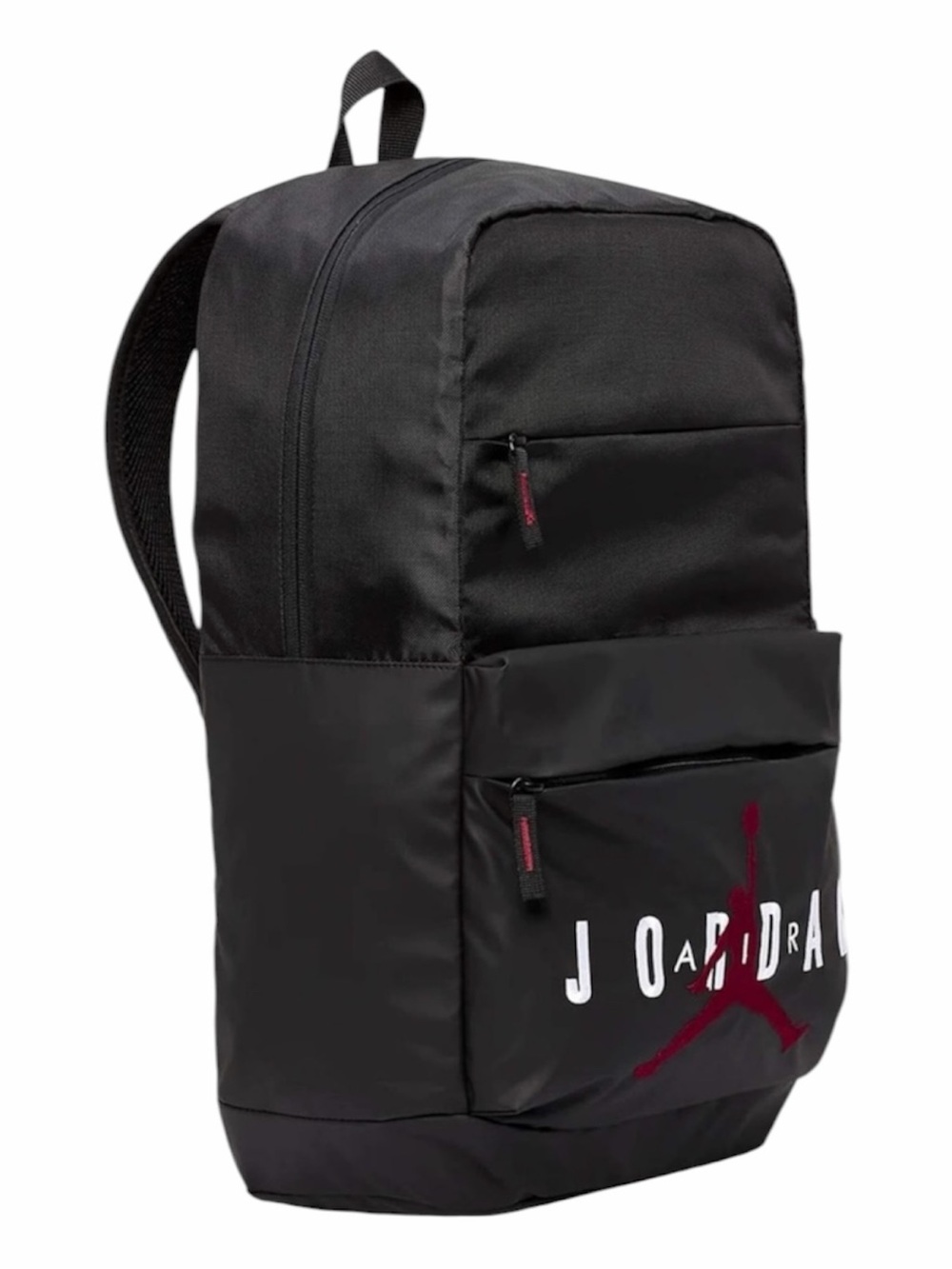 NEW Nike Air Jordan Bag Jump Man Embroidered Backpack 15” Black Red CASE 9A0408